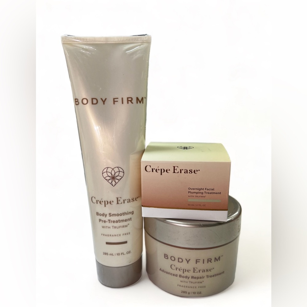 Crepe Erase Set Of Body Lotion Treatments + Overnight Facial Treatments